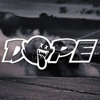 Naklejka „DOPE” na samochód, motocykl lub laptop
