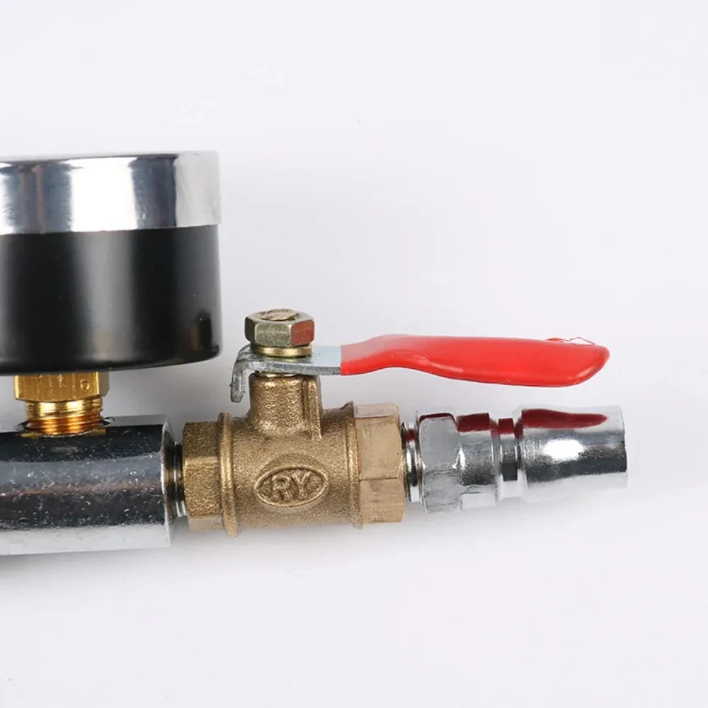 Pistolet do pompowania kół z manometrem 220 PSI