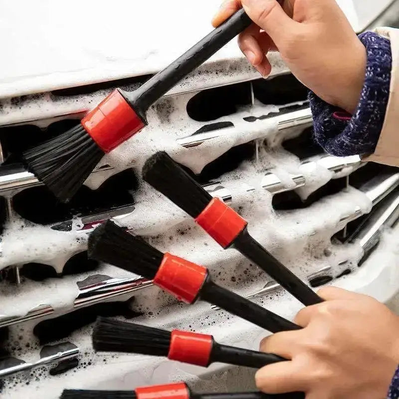 Zestaw 5 pędzli do detailingu samochodu