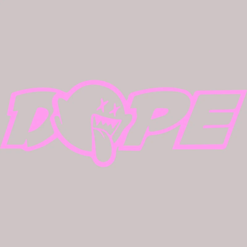 Naklejka „DOPE” na samochód, motocykl lub laptop