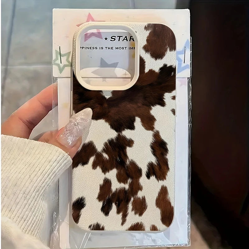 Etui na iPhone w krowie łaty