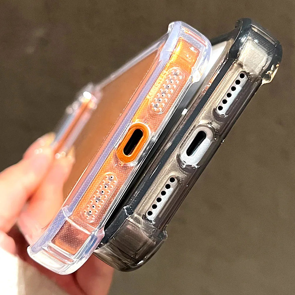 Przezroczyste etui na iPhone z wzmocnionymi rogami