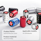 Aluminiowe kapturki na wentyle (4 szt.)