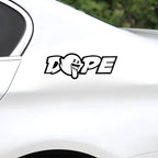 Naklejka „DOPE” na samochód, motocykl lub laptop