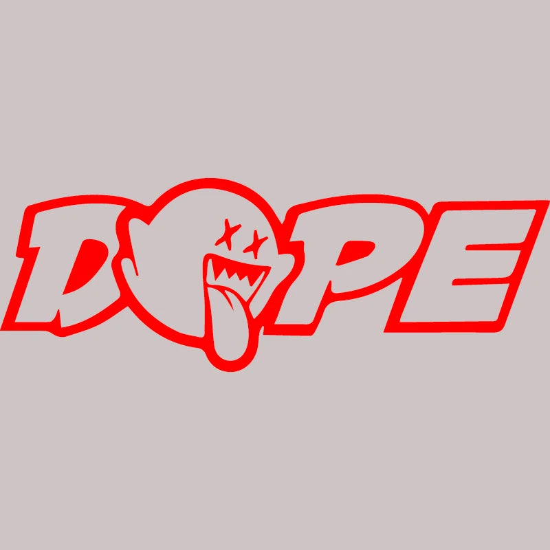 Naklejka „DOPE” na samochód, motocykl lub laptop