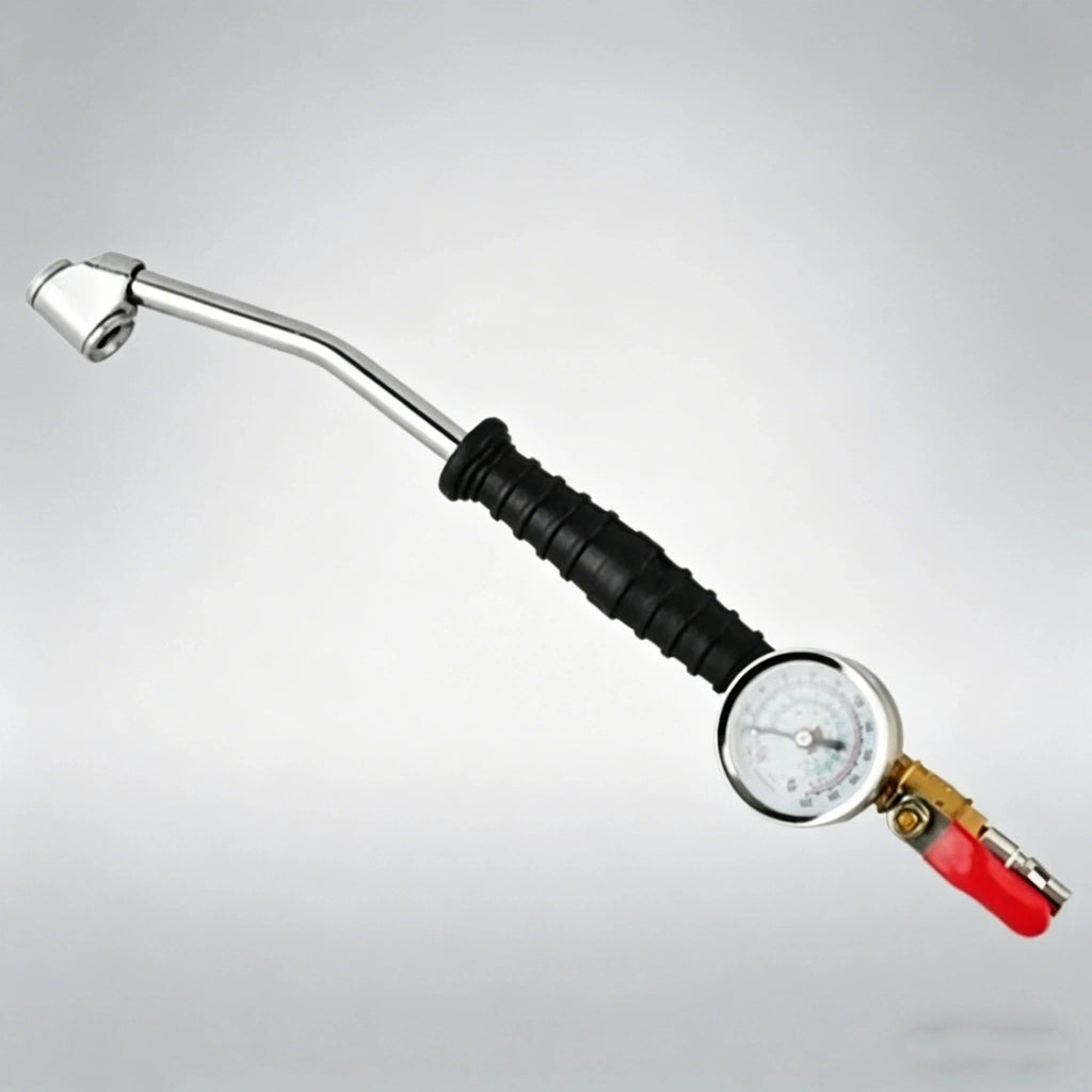 Pistolet do pompowania kół z manometrem 220 PSI