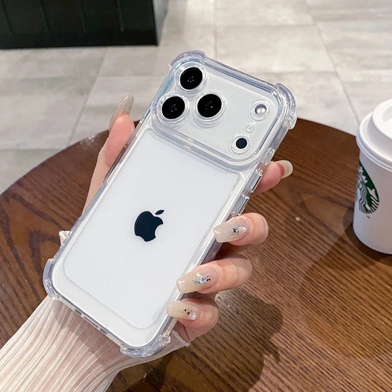 Przezroczyste etui na iPhone z wzmocnionymi rogami