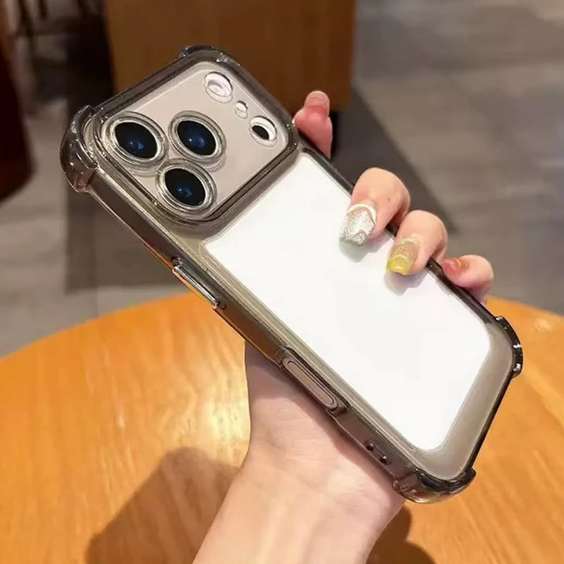 Przezroczyste etui na iPhone z wzmocnionymi rogami