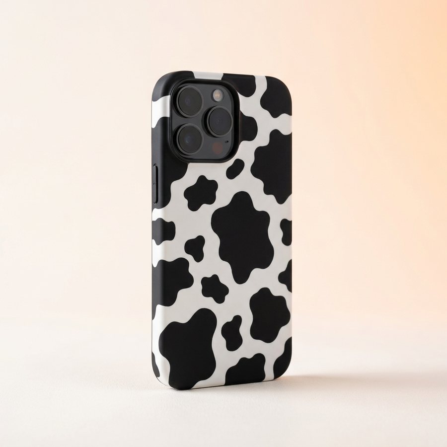 Etui na iPhone w krowie łaty